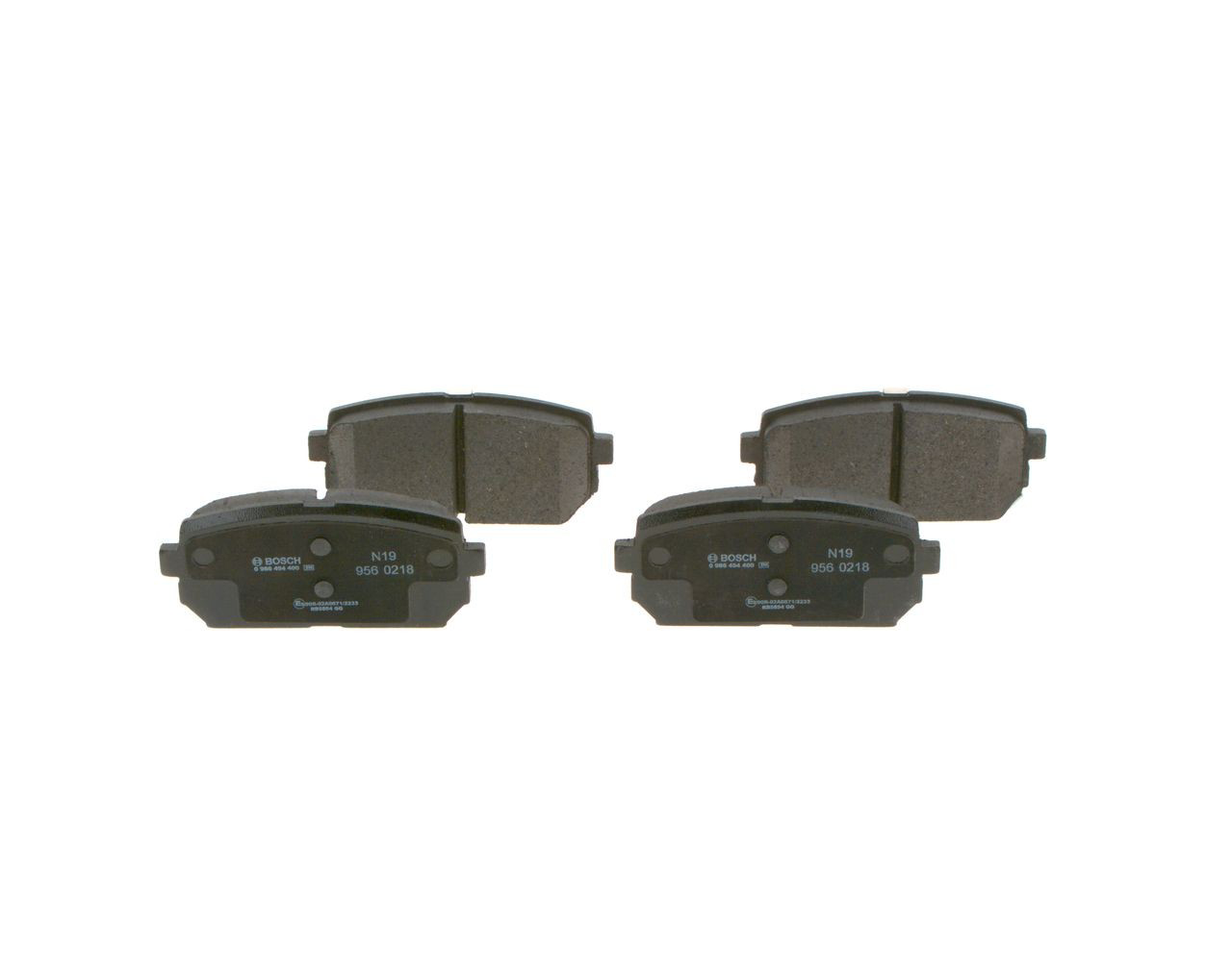 Купить 0986494400 Bosch Колодки тормозные задние, дисковые