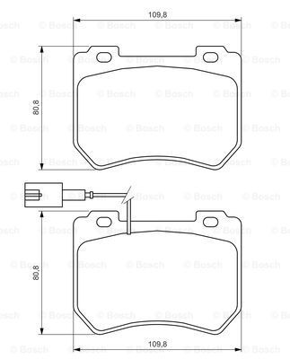 Колодки Bosch 0986494402 цена, от 50.88 USD
