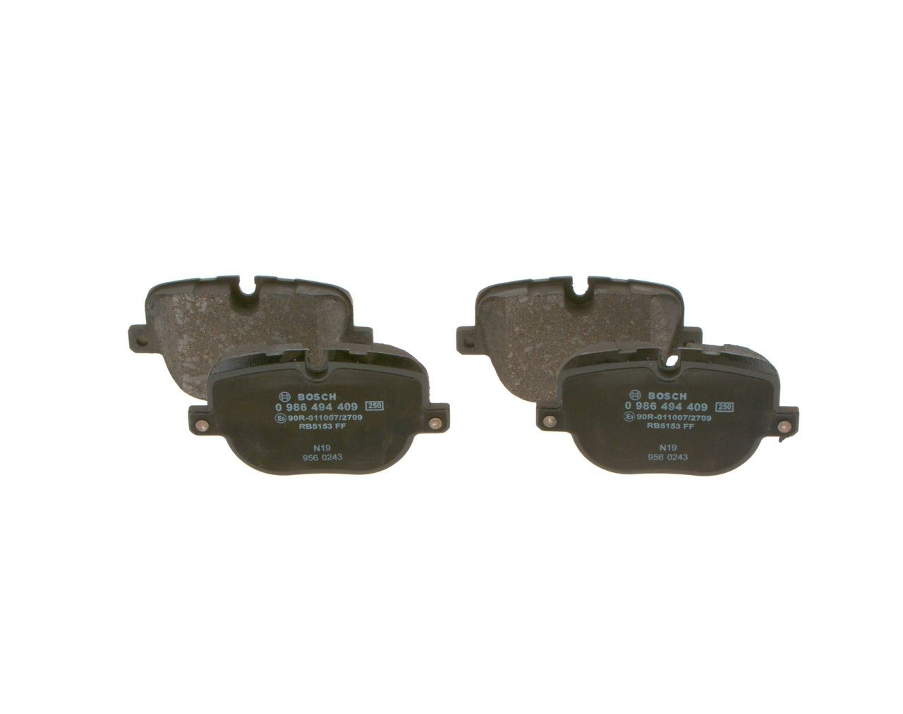 0986494409 Bosch Колодки тормозные дисковые комплект