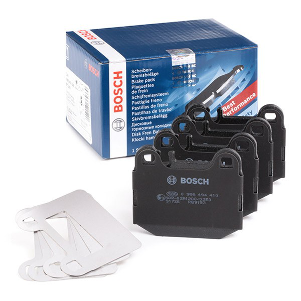 Задние тормозные колодки 0986494410 Bosch