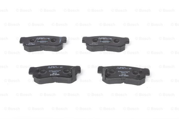 Купить 0986494417 Bosch Колодки тормозные задние, дисковые