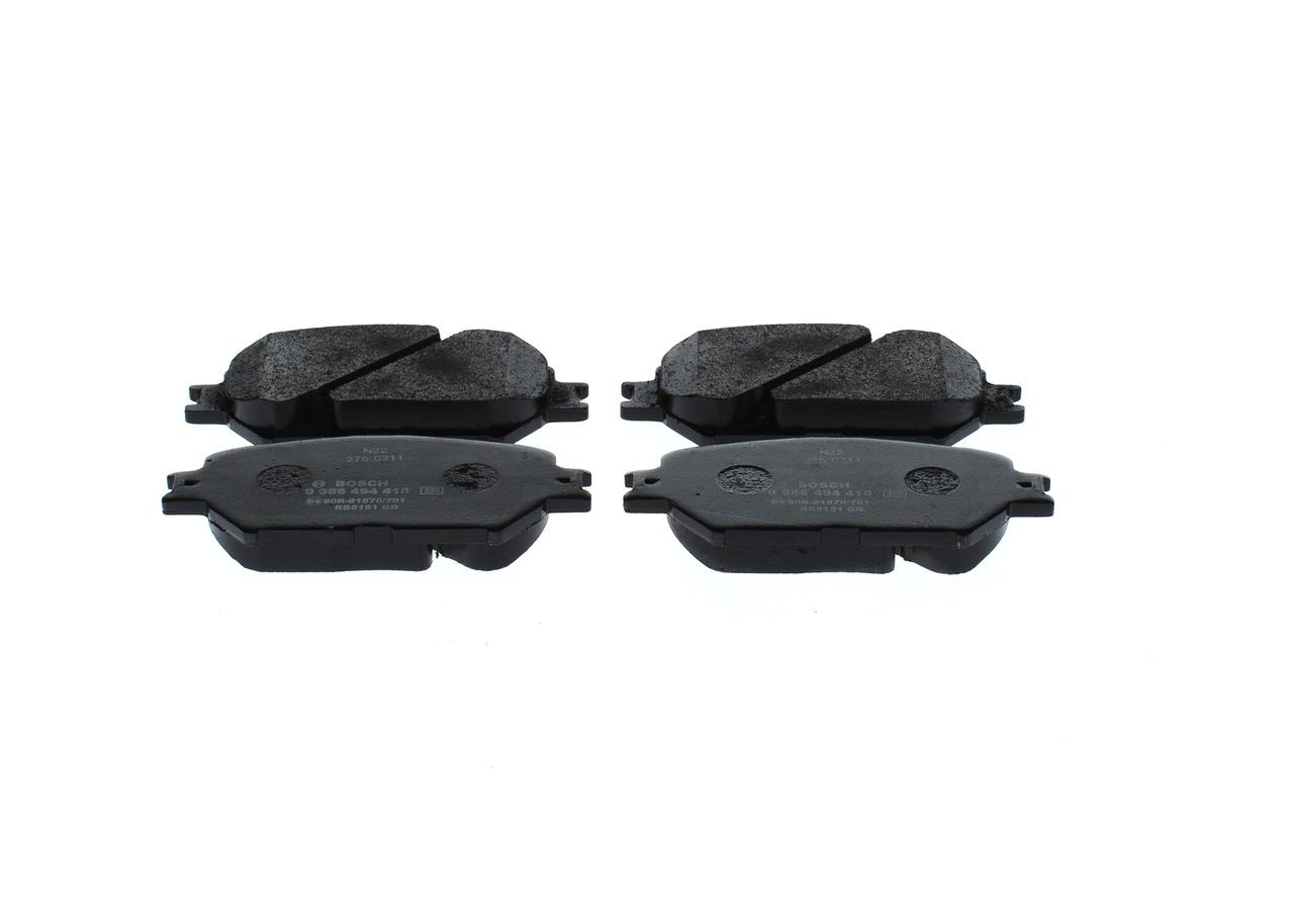 Передние тормозные колодки 0986494418 Bosch
