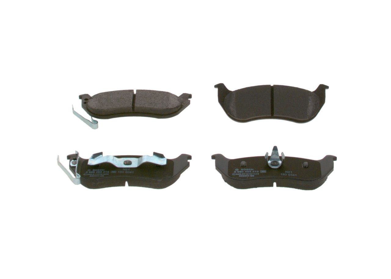 0986494419 Bosch Колодки тормозные дисковые комплект