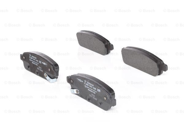 Купить 0986494435 Bosch Колодки тормозные задние, дисковые