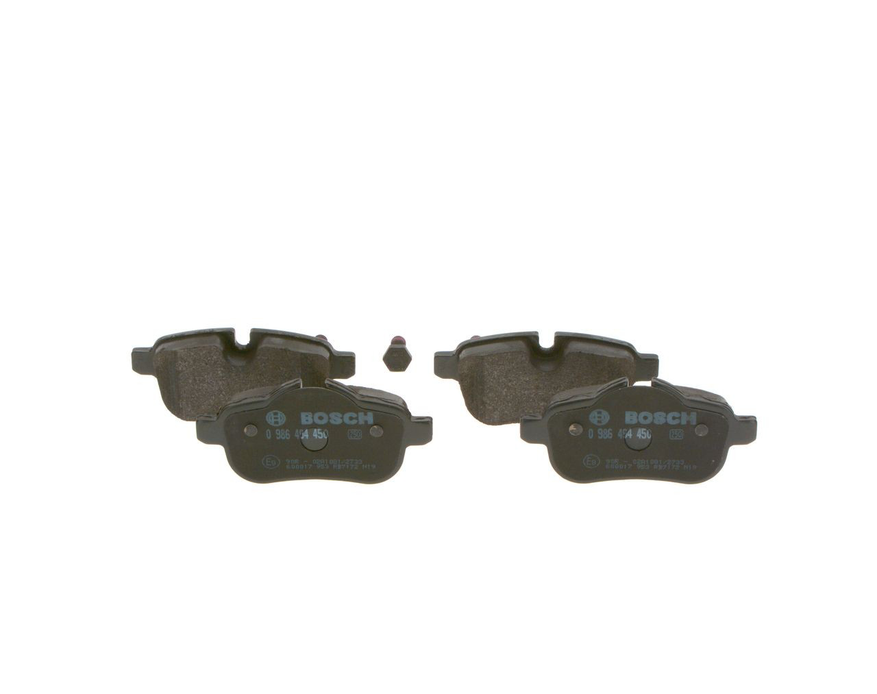 Купить 0986494450 Bosch Колодки тормозные задние, дисковые