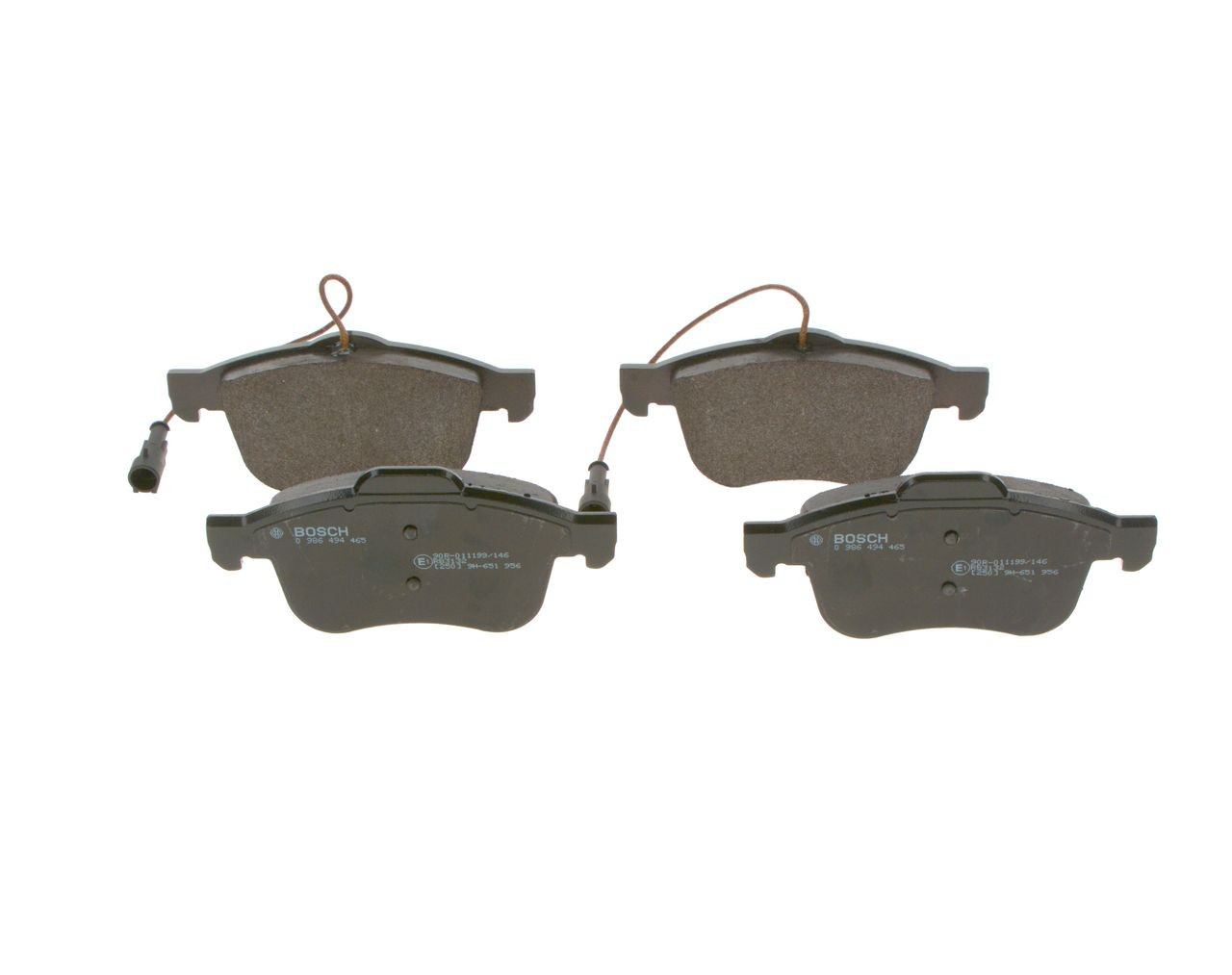 Купить 0986494465 Bosch Колодки тормозные