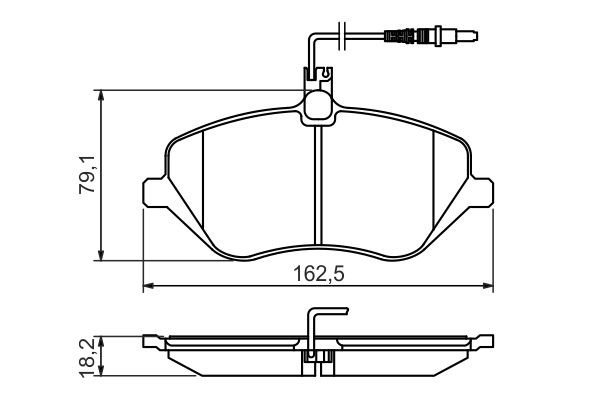 Купить 0986494484 Bosch Колодки тормозные