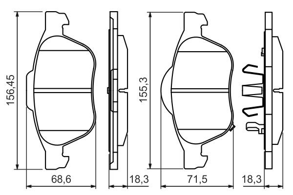 Колодки Bosch 0986494485 цена, от 23.68 USD