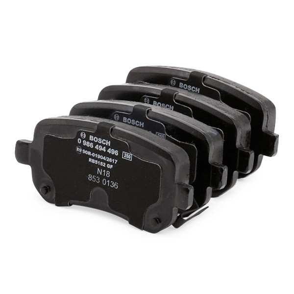 Задние тормозные колодки 0986494496 Bosch