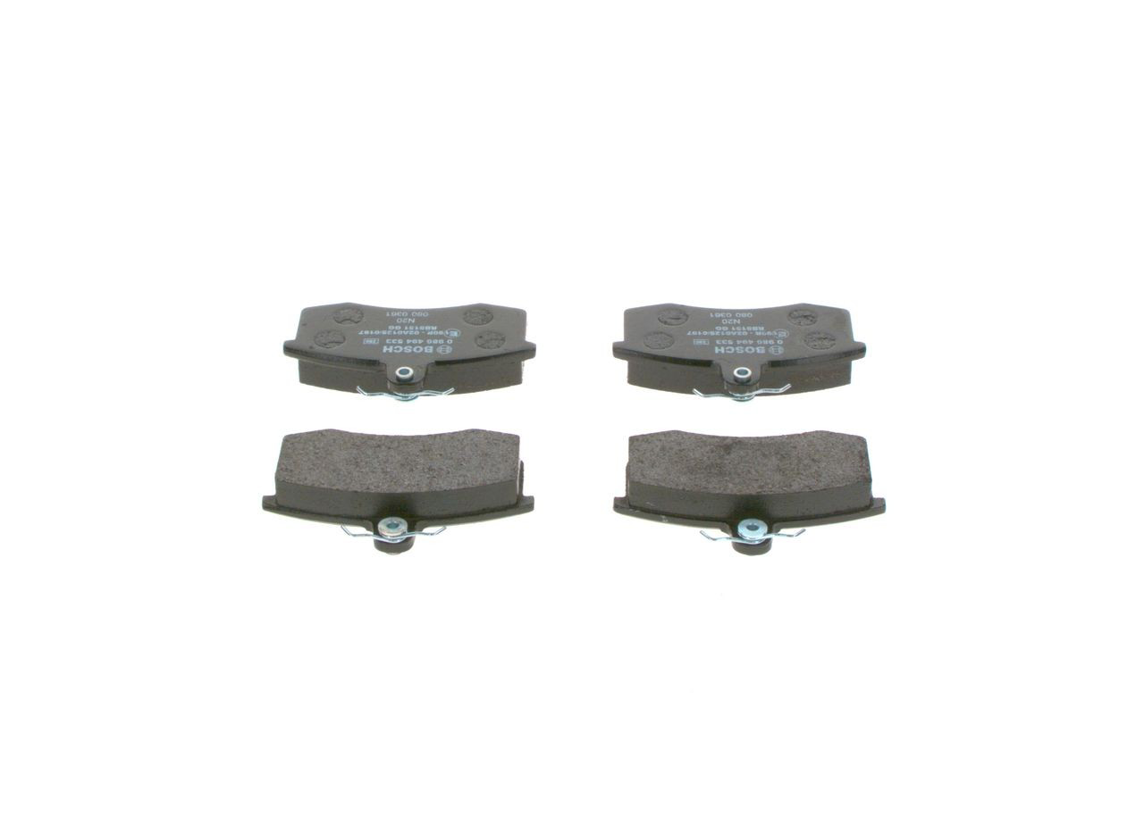 Передние тормозные колодки 0986494533 Bosch