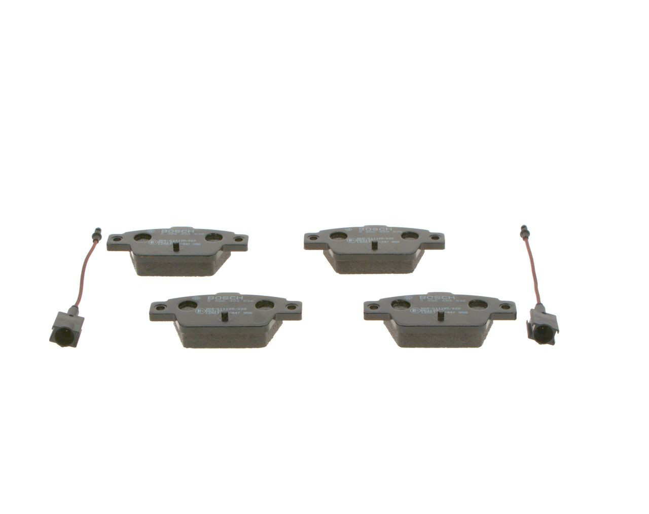 Купить 0986494536 Bosch Колодки тормозные задние, дисковые
