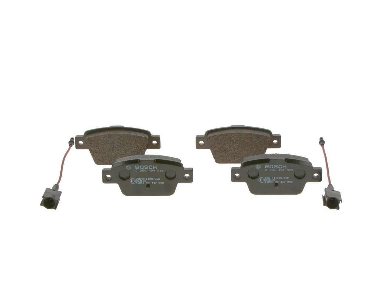 Колодки дисковые  Bosch 0986494536 цена, от 28.05 USD