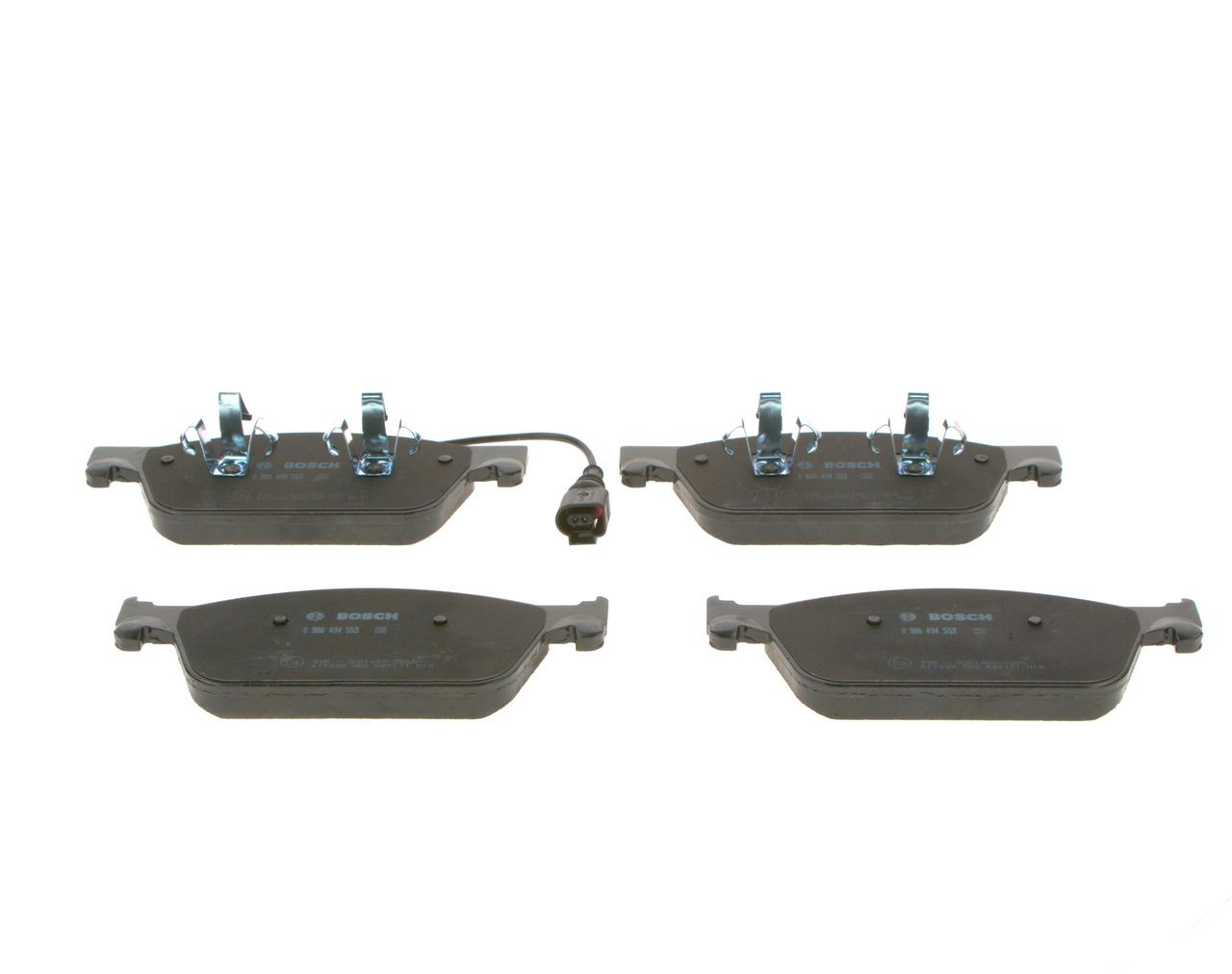 Передние тормозные колодки 0986494553 Bosch