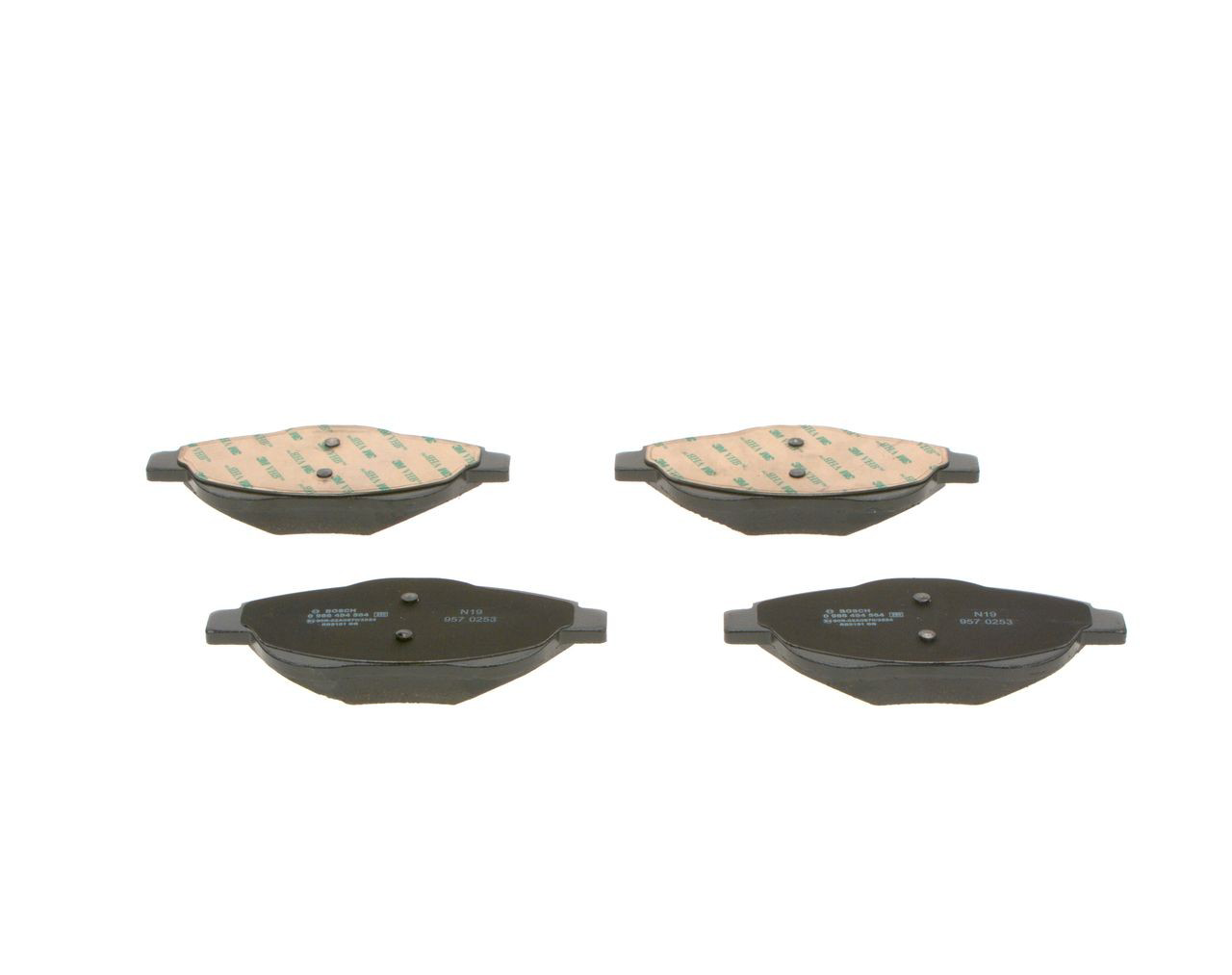 0986494564 Bosch Колодки передние