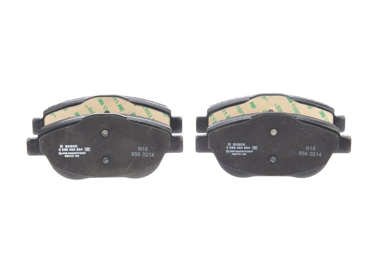 Колодки Bosch 0986494564 цена, от 36.29 USD