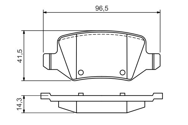 Колодки дисковые  Bosch 0986494569 цена, от 14.53 USD