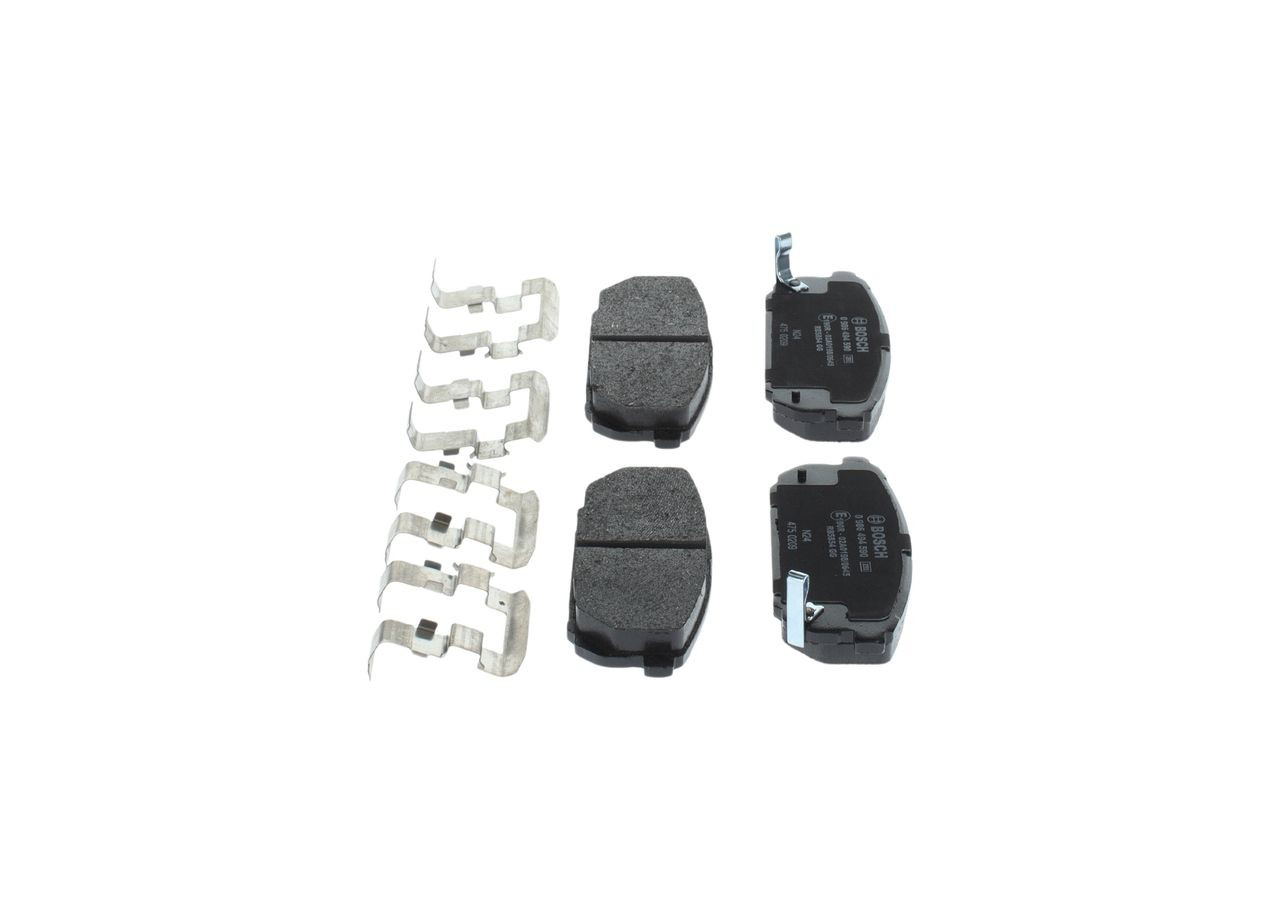 Купить 0986494590 Bosch Колодки тормозные задние, дисковые