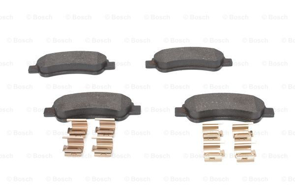 Купить 0986494604 Bosch Колодки тормозные задние, дисковые