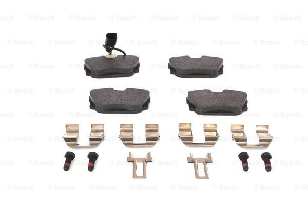 Купить 0986494619 Bosch Колодки тормозные задние, дисковые