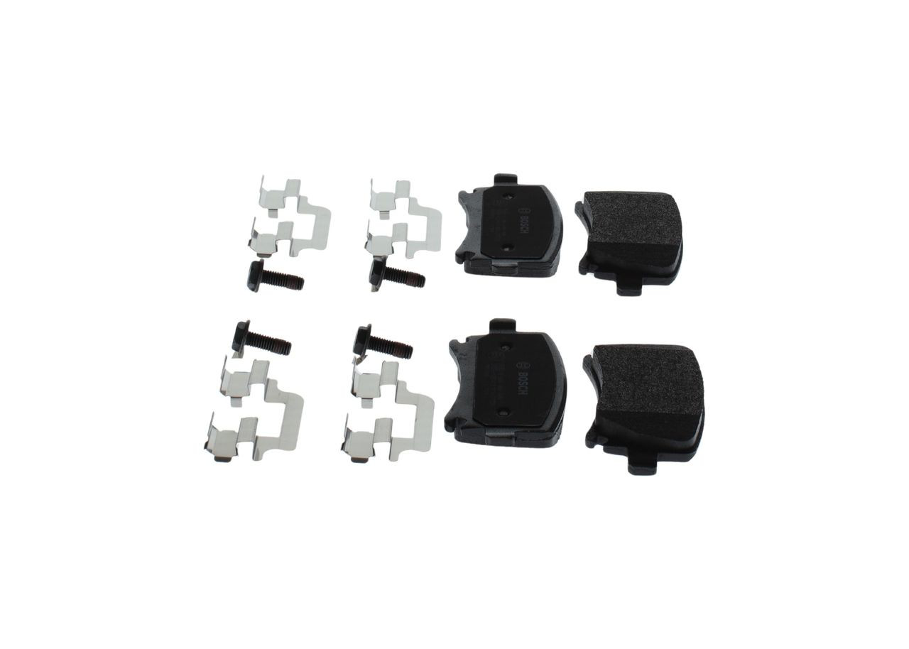 Купить 0986494649 Bosch Колодки тормозные задние, дисковые