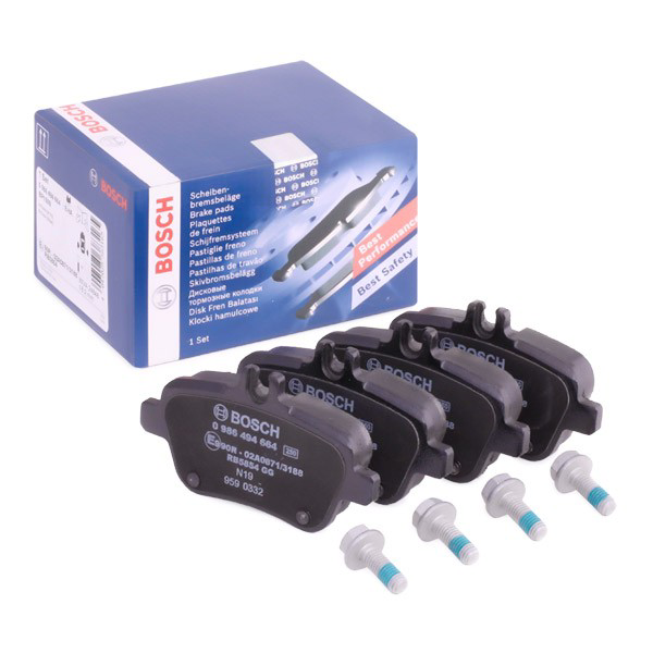 Задние тормозные колодки 0986494664 Bosch