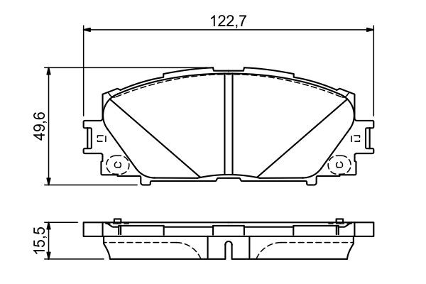 Колодки Bosch 0986494670 цена, от 30.28 USD