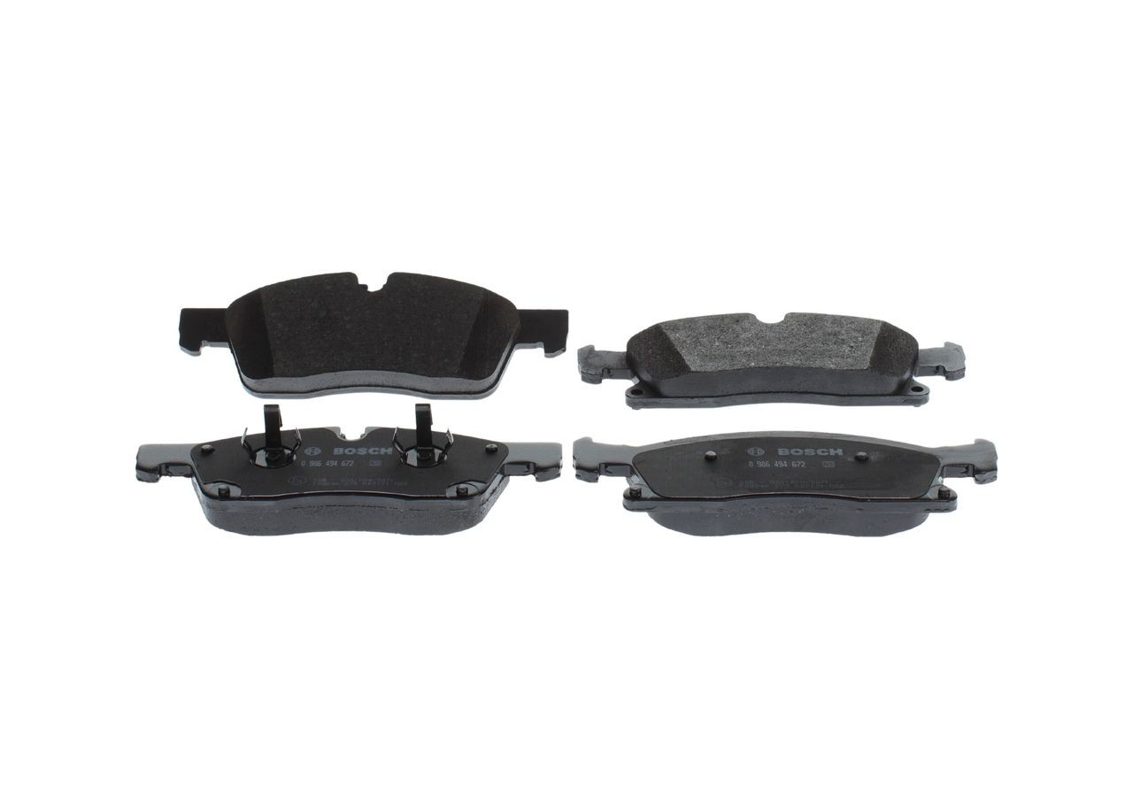 0986494672 Bosch Колодки передние