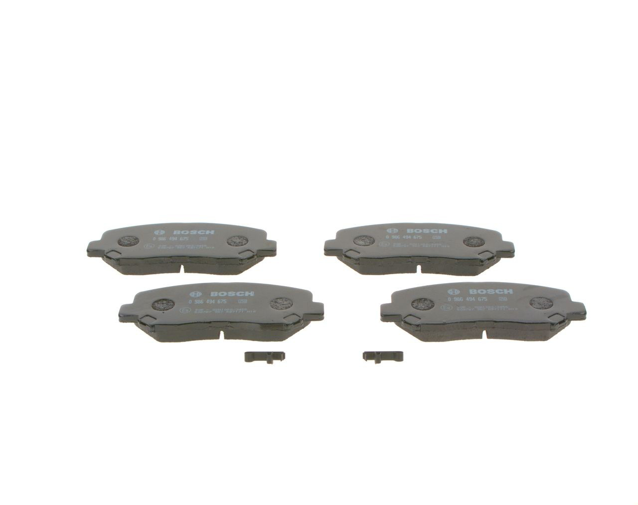 Передние тормозные колодки 0986494675 Bosch