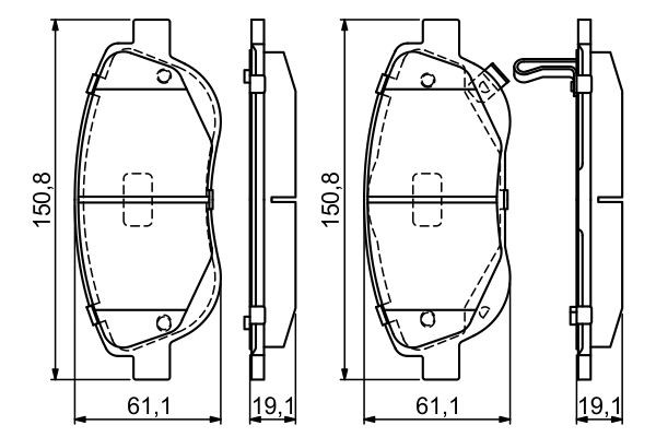Купить 0986494682 Bosch Колодки тормозные