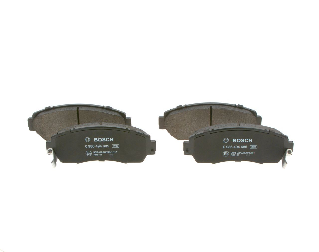 Передние тормозные колодки 0986494685 Bosch