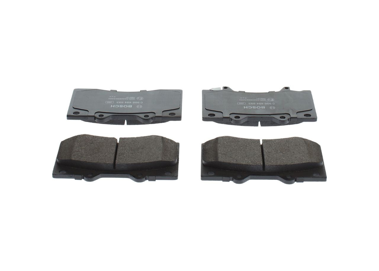 Передние тормозные колодки 0986494693 Bosch