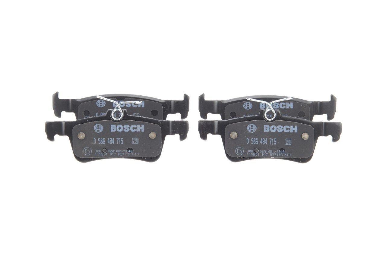 0986494715 Bosch Колодки тормозные дисковые комплект