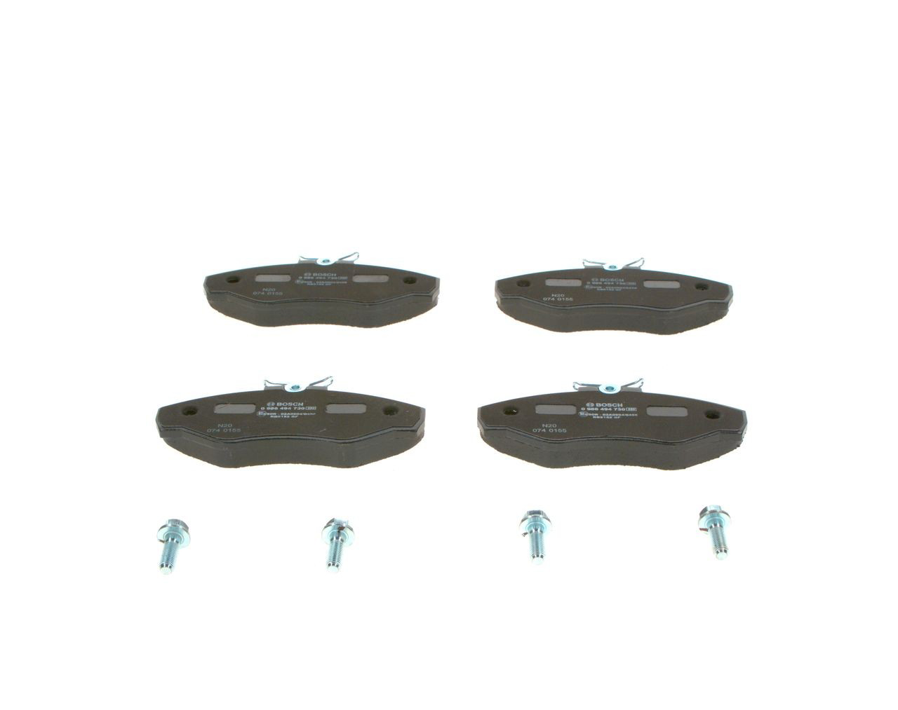 Купить 0986494730 Bosch Колодки тормозные