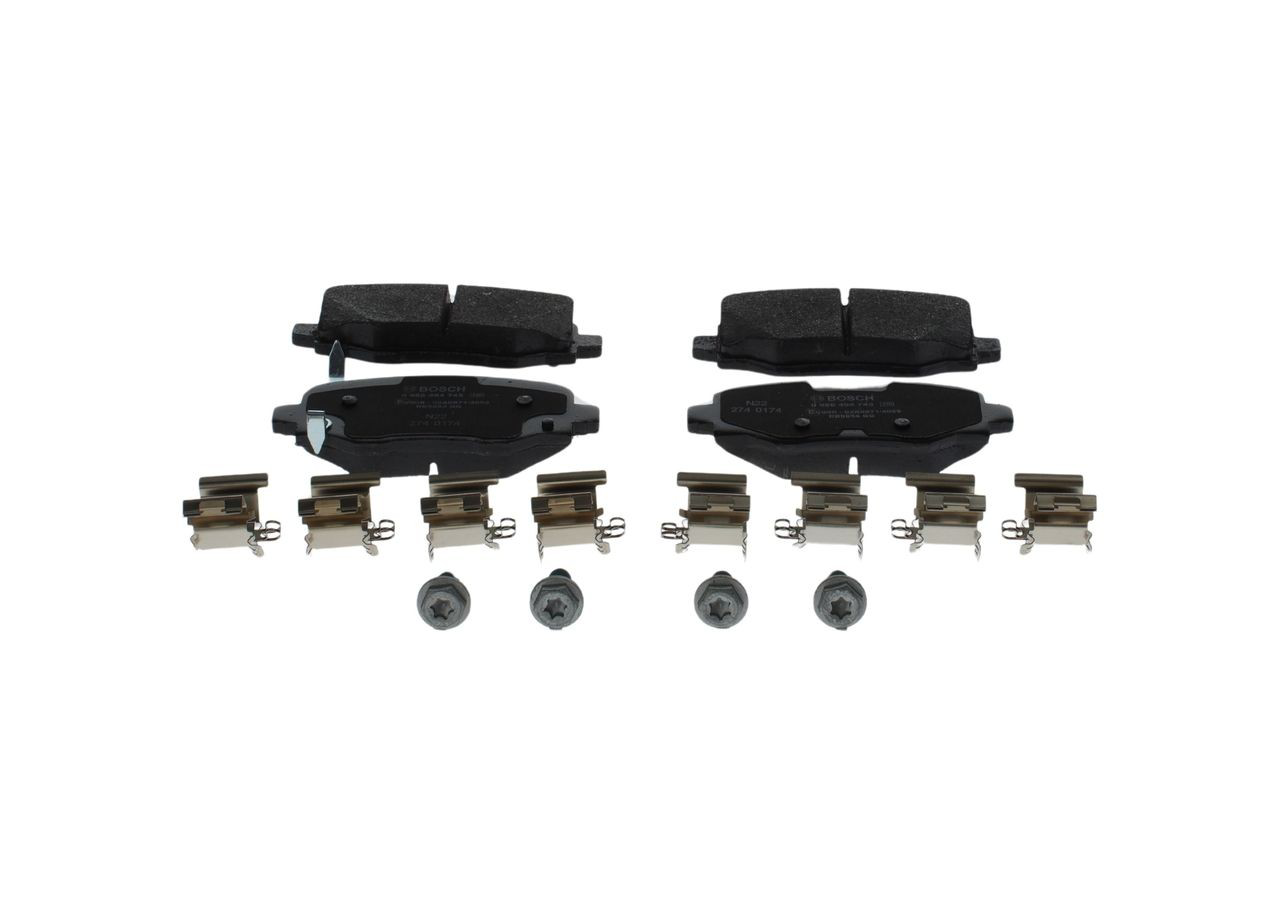 0986494745 Bosch Колодки тормозные дисковые комплект
