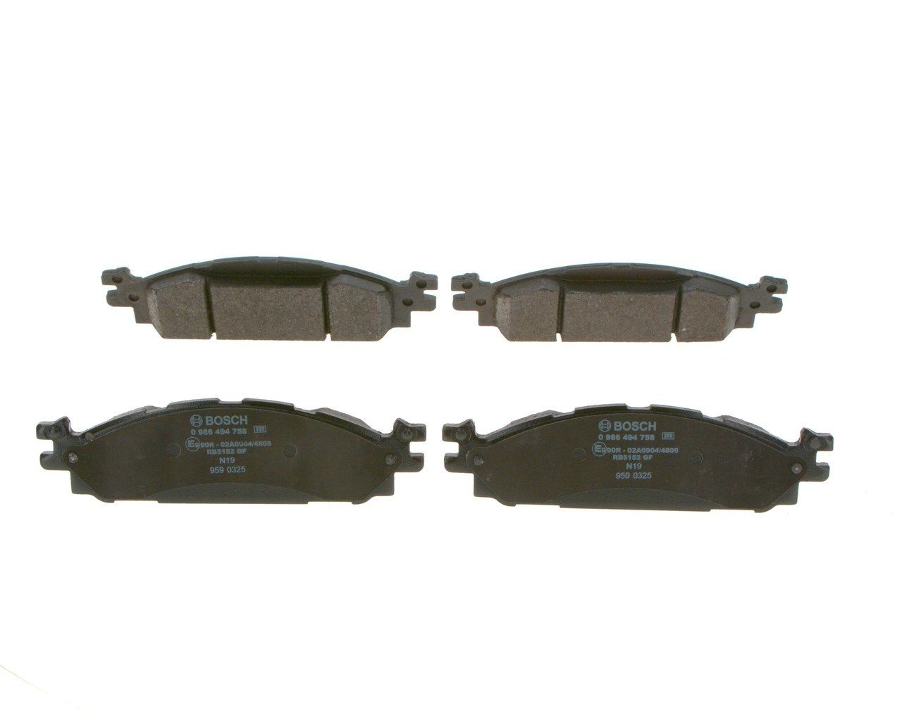 Колодки Bosch 0986494758 цена, от 43.20 USD