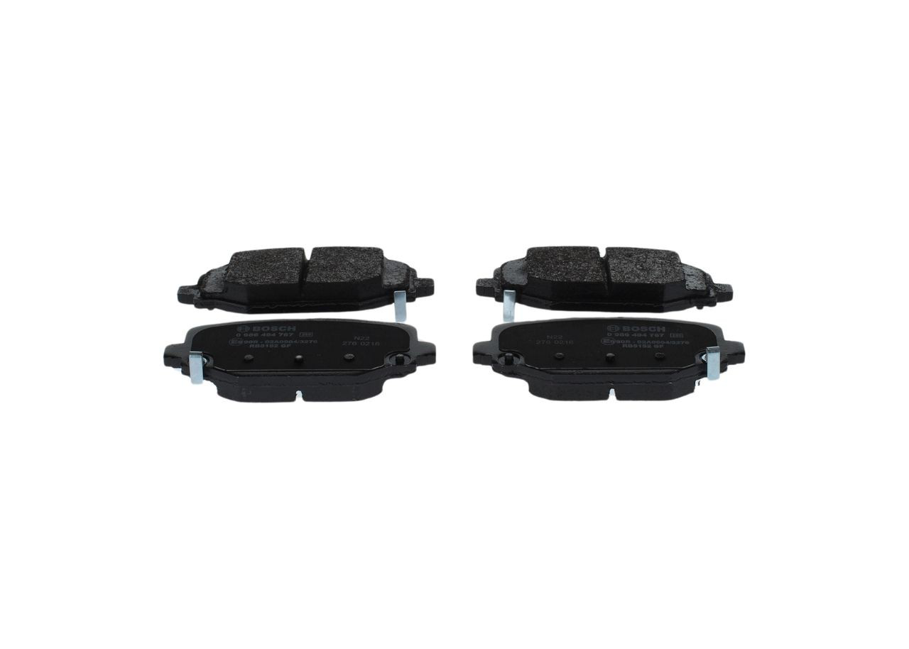 Купить 0986494767 Bosch Колодки тормозные задние, дисковые