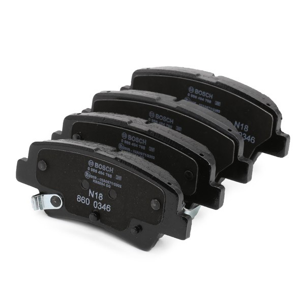 Купить 0986494768 Bosch Колодки тормозные задние, дисковые