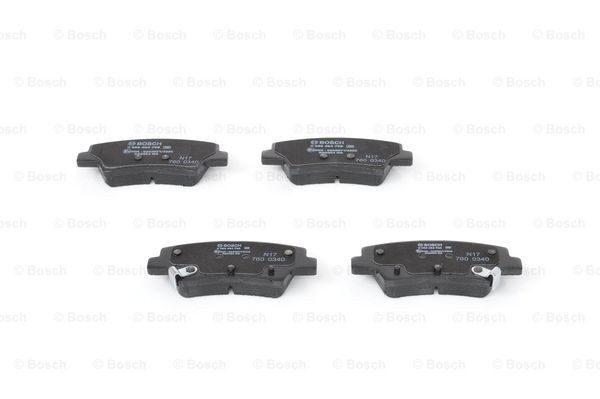 Задние тормозные колодки 0986494768 Bosch