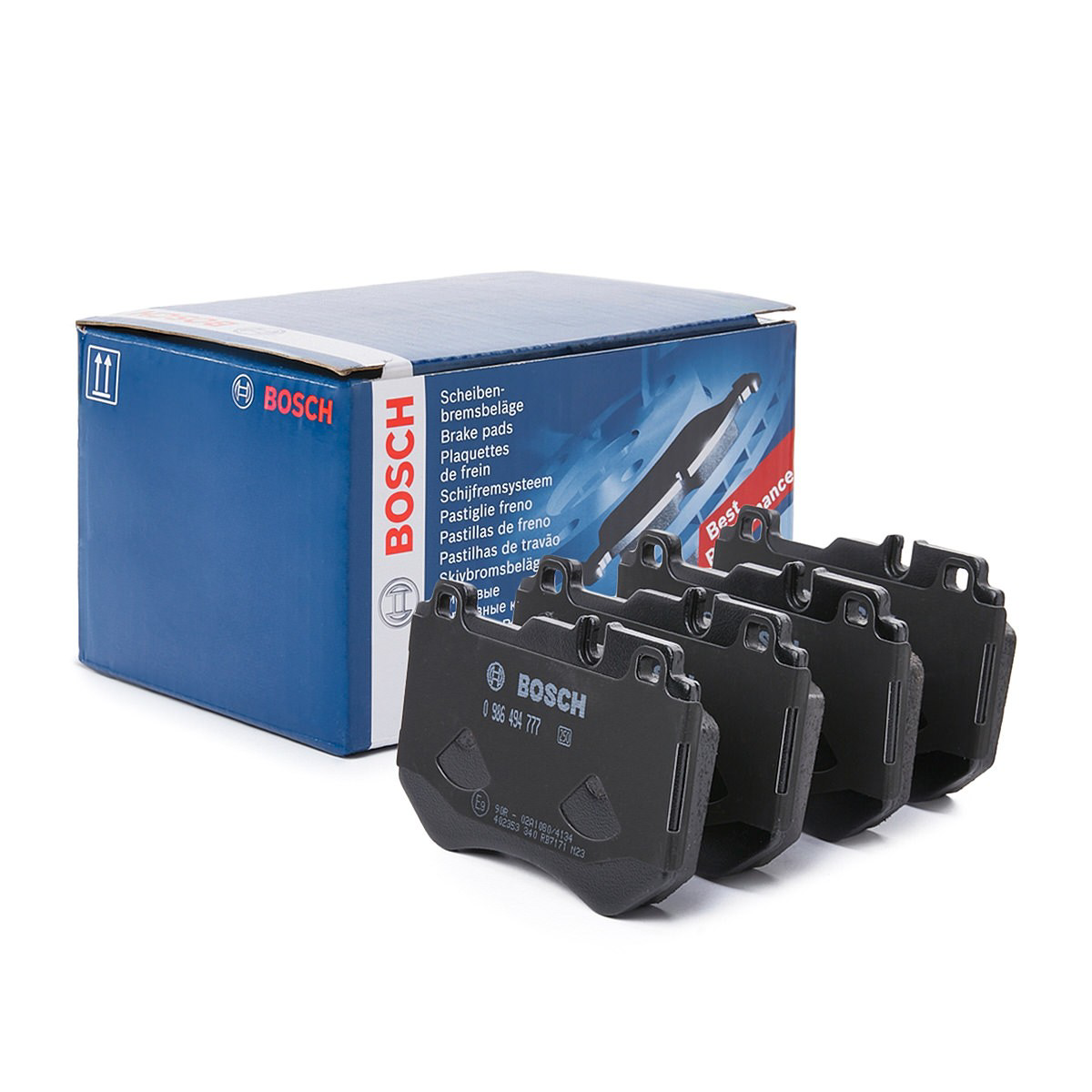Передние тормозные колодки 0986494777 Bosch