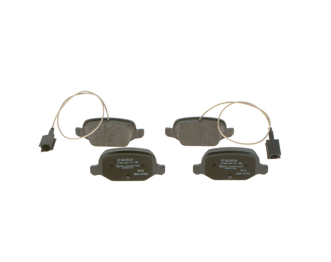 Купить 0986494779 Bosch Колодки тормозные