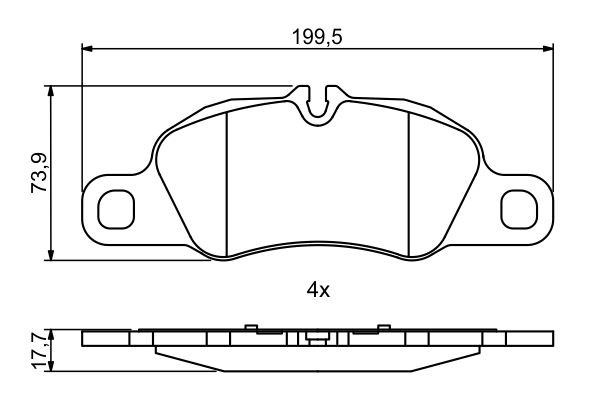 Колодки Bosch 0986494784 цена, от 59.93 USD