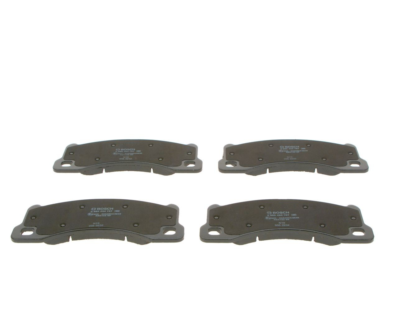 Передние тормозные колодки 0986494787 Bosch