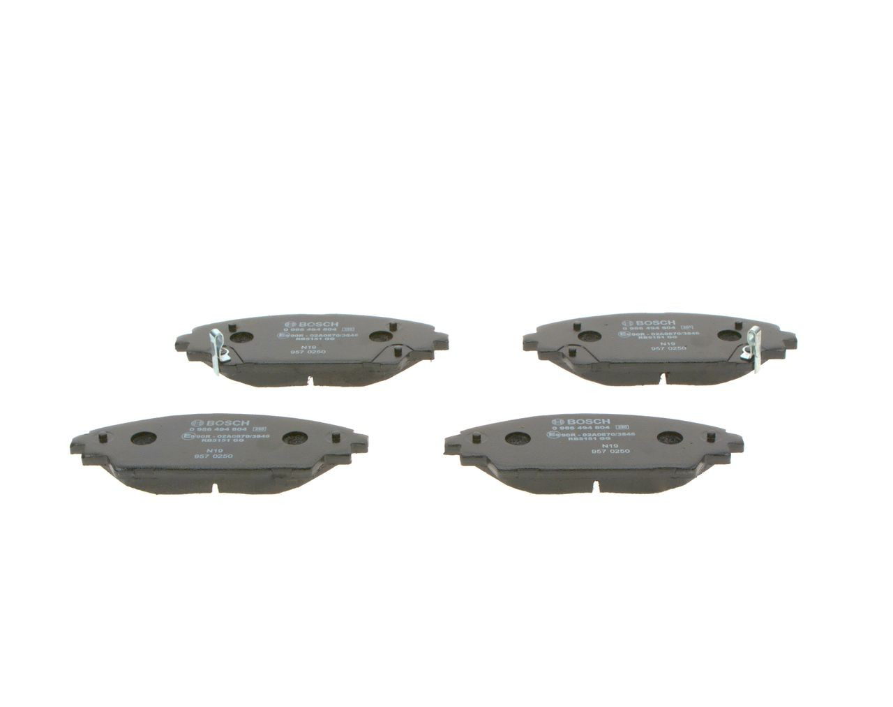 Купить 0986494804 Bosch Колодки тормозные
