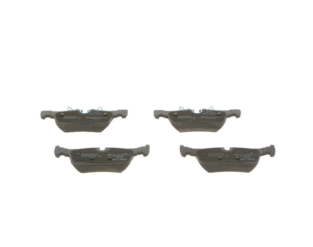 0986494812 Bosch Колодки тормозные дисковые комплект