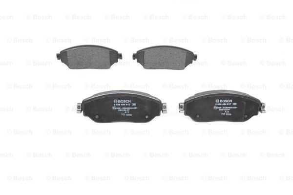 Передние тормозные колодки 0986494817 Bosch