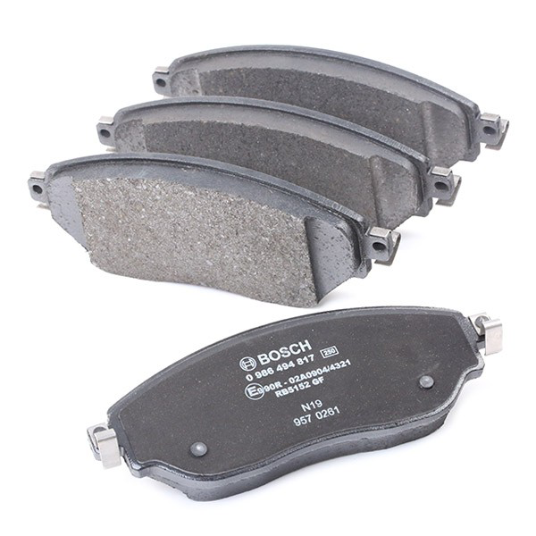 Тормозные колодки Bosch 0986494817