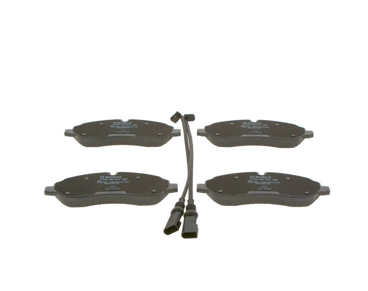 Передние тормозные колодки 0986494845 Bosch