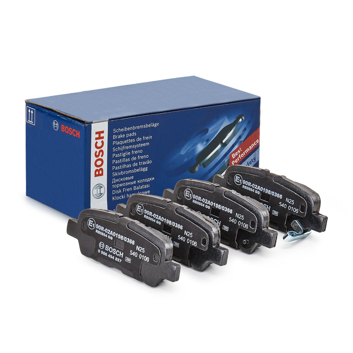 Колодки дисковые  Bosch 0986494857 цена, от 22.23 USD