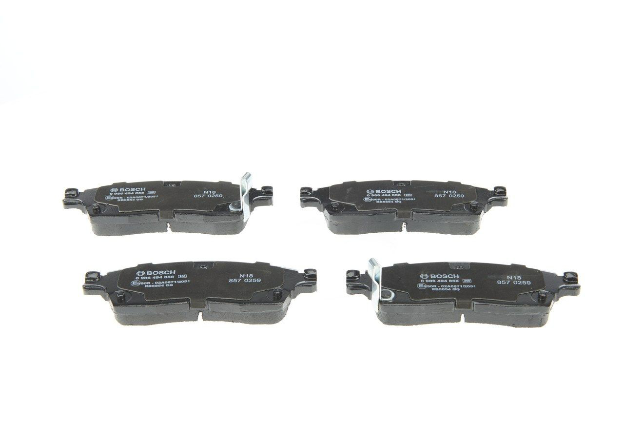 0986494858 Bosch Колодки тормозные дисковые комплект