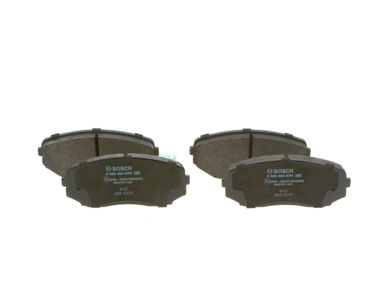 Купить 0986494879 Bosch Колодки тормозные